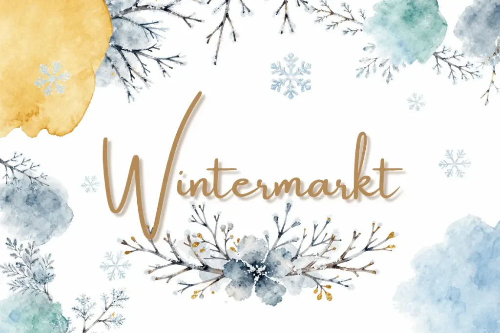 Wintermarkt im Haus Ruhrgarten in Mülheim am 7. November 2026 mit selbstgemachten Produkten, weihnachtlicher Dekoration und winterlichen Köstlichkeiten.