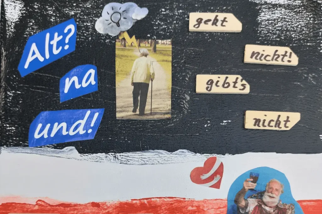 Beitragsbild zur Kunstausstellung 2026 der Evangelischen Altenhilfe Mülheim mit einer künstlerischen Darstellung als Hinweis auf die Ausstellung.