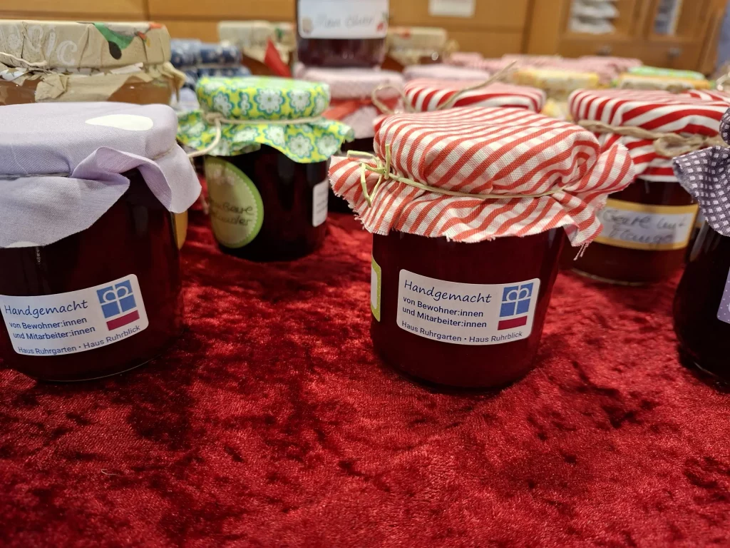 Nahaufnahme von handgemachter Marmelade