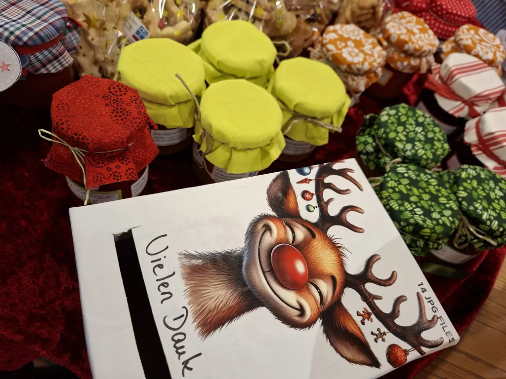 Nahaufnahme von Geschenkartikeln